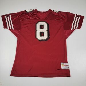 San Francisco 49ers Steve Young NFL Football Jersey Wilson‎ XL (50) Vintage Red